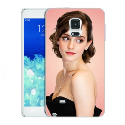 Дизайнерский пластиковый чехол для Samsung Galaxy Note Edge Эмма Уотсон