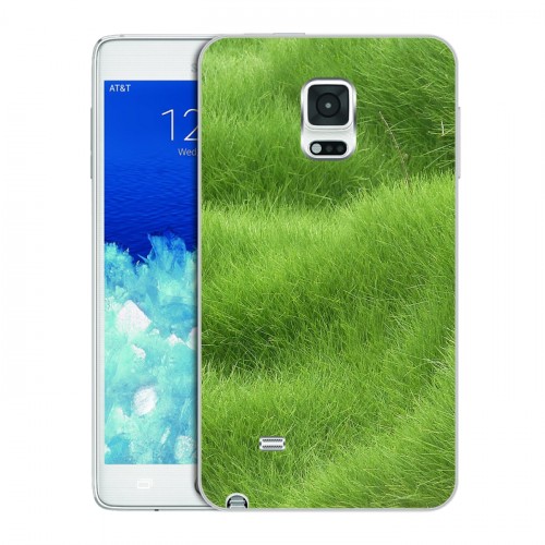 Дизайнерский пластиковый чехол для Samsung Galaxy Note Edge Трава