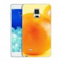 Дизайнерский пластиковый чехол для Samsung Galaxy Note Edge Апельсины