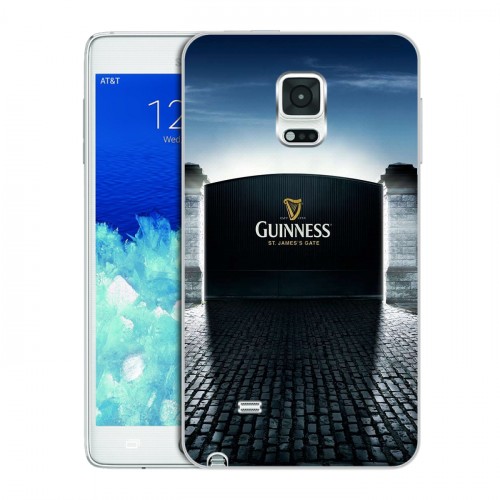 Дизайнерский пластиковый чехол для Samsung Galaxy Note Edge Guinness