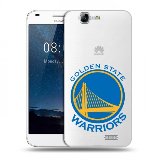 Полупрозрачный дизайнерский пластиковый чехол для Huawei Ascend G7 НБА
