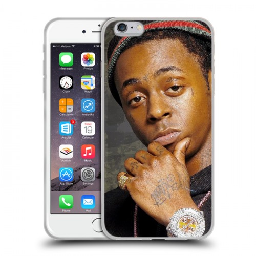 Дизайнерский силиконовый чехол для Iphone 6 Plus/6s Plus Lil Wayne