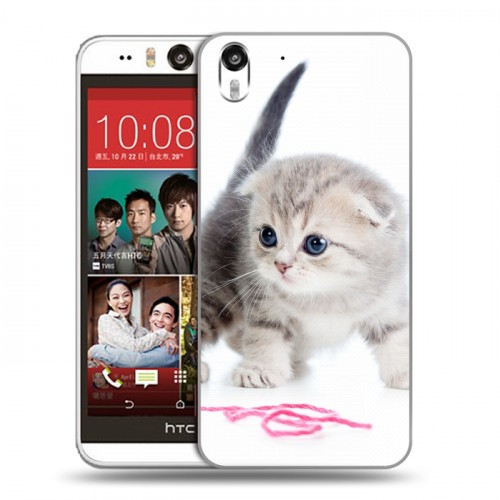Дизайнерский силиконовый чехол для HTC Desire Eye Котята