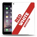 Дизайнерский пластиковый чехол для Ipad Air 2 Red White Fans
