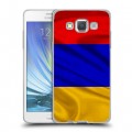 Дизайнерский пластиковый чехол для Samsung Galaxy A5 Флаг Армении