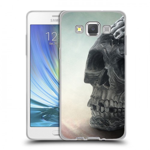 Дизайнерский пластиковый чехол для Samsung Galaxy A5 Мир черепов