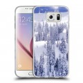 Дизайнерский пластиковый чехол для Samsung Galaxy S6 Зима