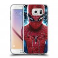 Дизайнерский пластиковый чехол для Samsung Galaxy S6 Человек -паук