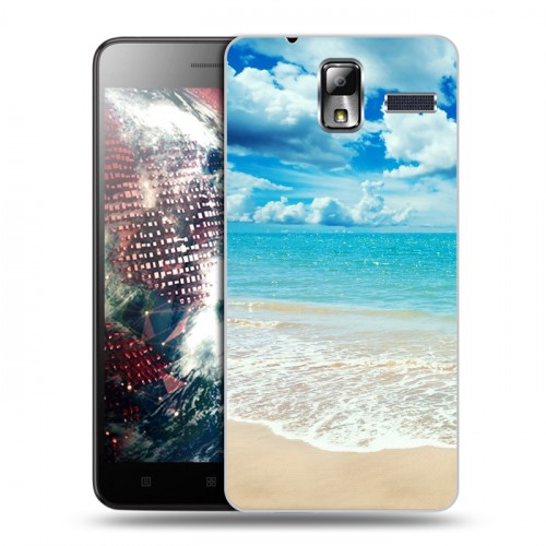 Дизайнерский силиконовый чехол для Lenovo S580 Ideaphone Пляж