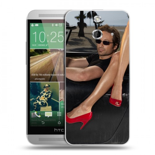 Дизайнерский пластиковый чехол для HTC One E8 Блудливая калифорния