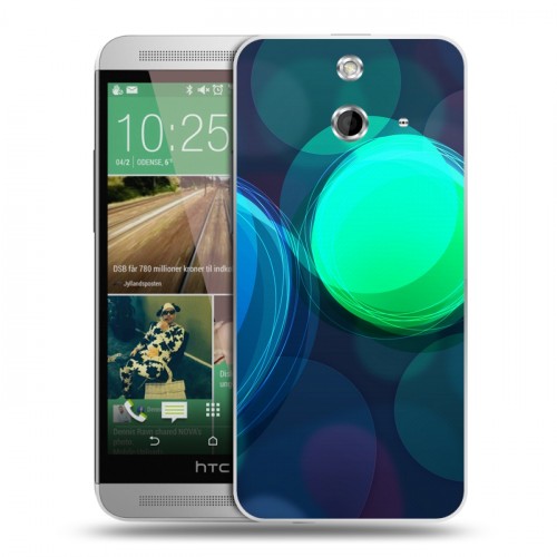 Дизайнерский пластиковый чехол для HTC One E8 Красочные абстракции