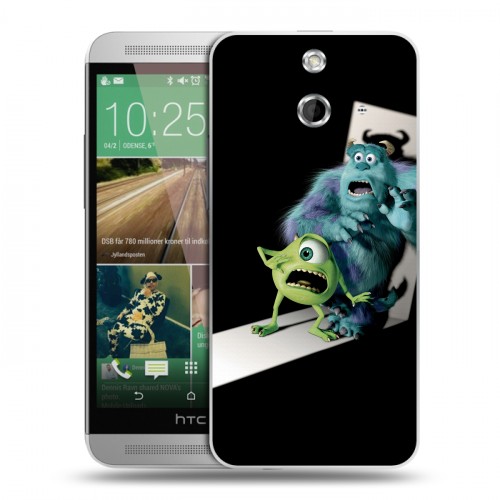 Дизайнерский пластиковый чехол для HTC One E8 Корпорация монстров