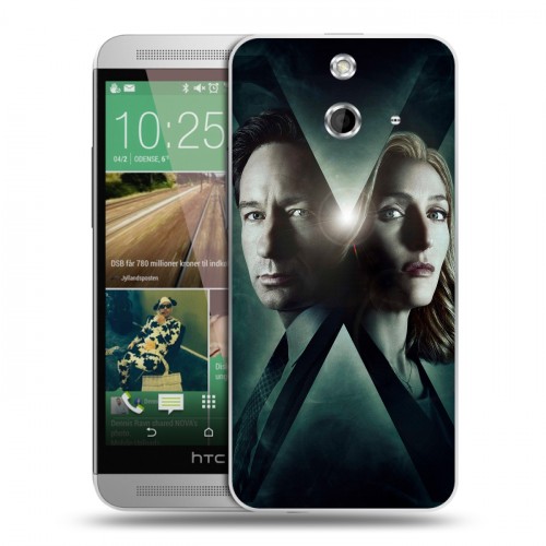 Дизайнерский пластиковый чехол для HTC One E8 Секретные материалы