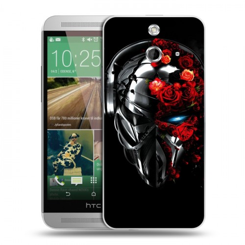 Дизайнерский пластиковый чехол для HTC One E8 Арт черепа
