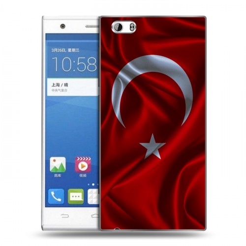 Дизайнерский пластиковый чехол для ZTE Star 1 Флаг Турции