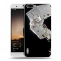Дизайнерский силиконовый чехол для Huawei Honor 6 Plus Космонавт