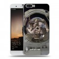 Дизайнерский силиконовый чехол для Huawei Honor 6 Plus Космонавт
