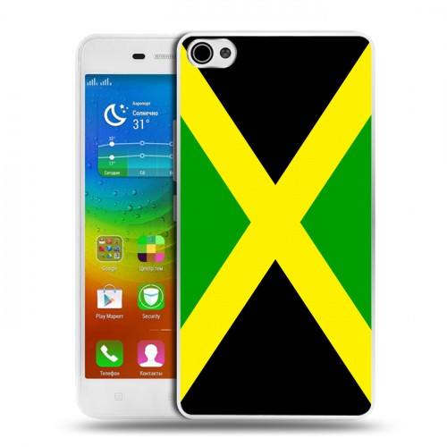 Дизайнерский пластиковый чехол для Lenovo S60 Флаг Ямайки