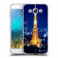Дизайнерский пластиковый чехол для Samsung Galaxy E5 Токио