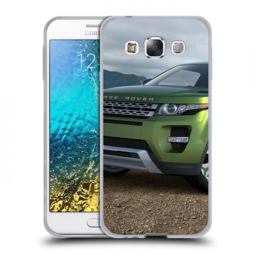 Дизайнерский пластиковый чехол для Samsung Galaxy E5 Land Rover