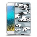 Дизайнерский пластиковый чехол для Samsung Galaxy E5 Камуфляжи