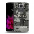 Дизайнерский пластиковый чехол для LG G Flex 2 Настоящий детектив