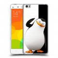 Дизайнерский пластиковый чехол для Xiaomi Mi Note Пингвины