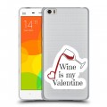 Полупрозрачный дизайнерский пластиковый чехол для Xiaomi Mi Note День Святого Валентина