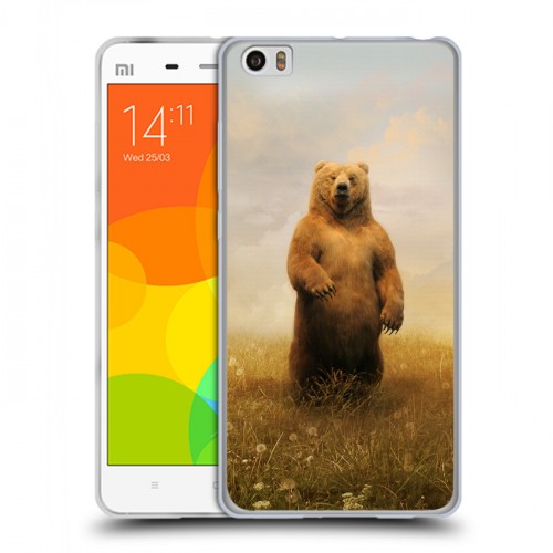 Дизайнерский пластиковый чехол для Xiaomi Mi Note Медведи
