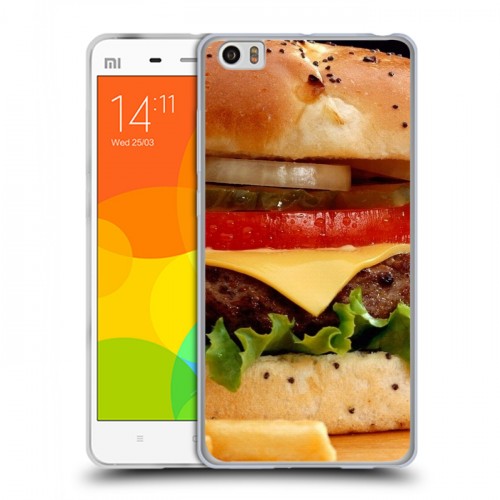 Дизайнерский пластиковый чехол для Xiaomi Mi Note Бургеры