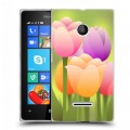 Дизайнерский пластиковый чехол для Microsoft Lumia 435 Романтик цветы