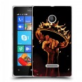 Дизайнерский пластиковый чехол для Microsoft Lumia 435 Игра престолов