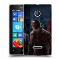Дизайнерский пластиковый чехол для Microsoft Lumia 435 Сорвиголова