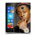 Дизайнерский пластиковый чехол для Microsoft Lumia 435 Lil Wayne