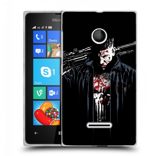 Дизайнерский пластиковый чехол для Microsoft Lumia 435 Каратель