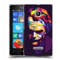 Дизайнерский пластиковый чехол для Microsoft Lumia 435 Джокер