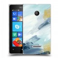 Дизайнерский пластиковый чехол для Microsoft Lumia 435 Мазки краски