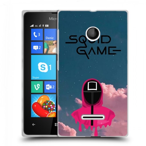 Дизайнерский пластиковый чехол для Microsoft Lumia 435 Игра в кальмара