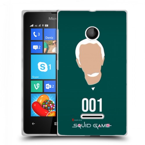 Дизайнерский пластиковый чехол для Microsoft Lumia 435 Игра в кальмара