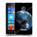 Дизайнерский пластиковый чехол для Microsoft Lumia 435 Земля