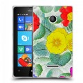 Дизайнерский пластиковый чехол для Microsoft Lumia 435 Цветочные мотивы