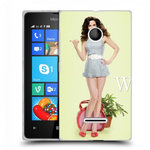 Дизайнерский пластиковый чехол для Microsoft Lumia 435 Weeds