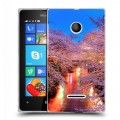 Дизайнерский пластиковый чехол для Microsoft Lumia 435 Сакура
