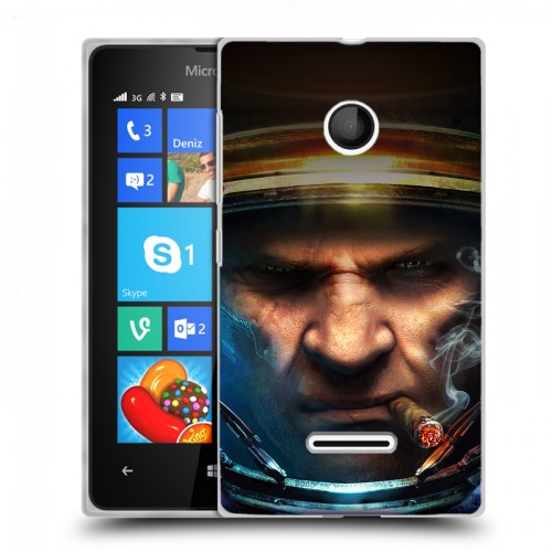 Дизайнерский пластиковый чехол для Microsoft Lumia 435 Starcraft