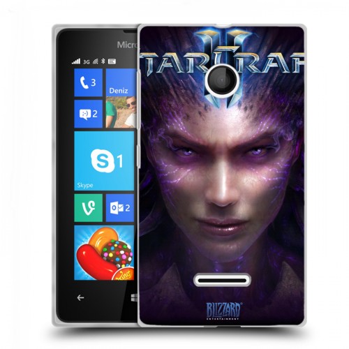 Дизайнерский пластиковый чехол для Microsoft Lumia 435 Starcraft