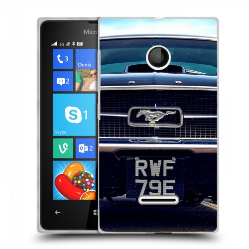 Дизайнерский пластиковый чехол для Microsoft Lumia 435 Ford