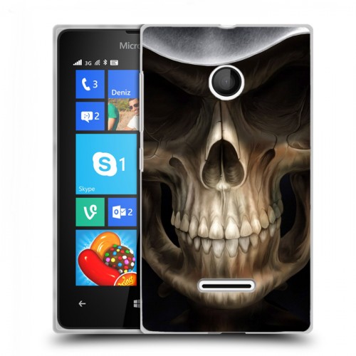 Дизайнерский пластиковый чехол для Microsoft Lumia 435 Арт черепа