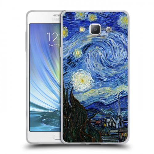 Дизайнерский пластиковый чехол для Samsung Galaxy A7 Звездная ночь