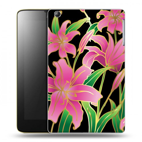 Дизайнерский силиконовый чехол для Lenovo IdeaTab A5500 Люксовые цветы