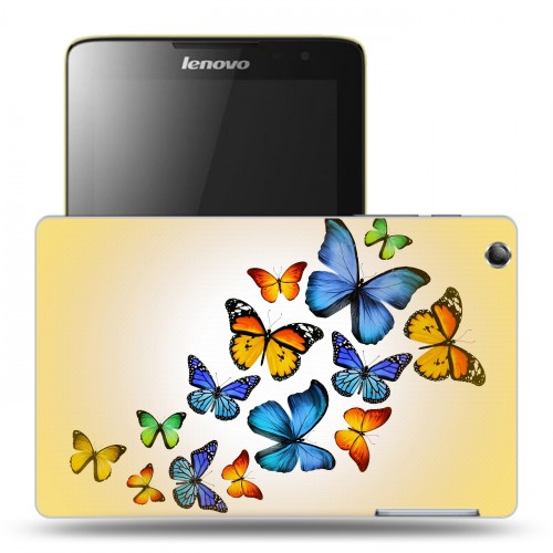 Дизайнерский силиконовый чехол для Lenovo IdeaTab A5500 Бабочки